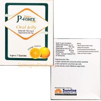 Super P-Force Oral Jelly (Sildenafil 100mg + Dapoxetine 60mg) x7 Sachets