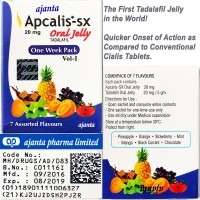 Apcalis-SX-20 Jelly (Cialis 20mg) X7 Sachets